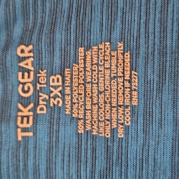 Tek Gear Men's Dry Tek Performance T-shirt. SIZE: 3XLB. GREAT CONDITION. - Picture 5 of 7